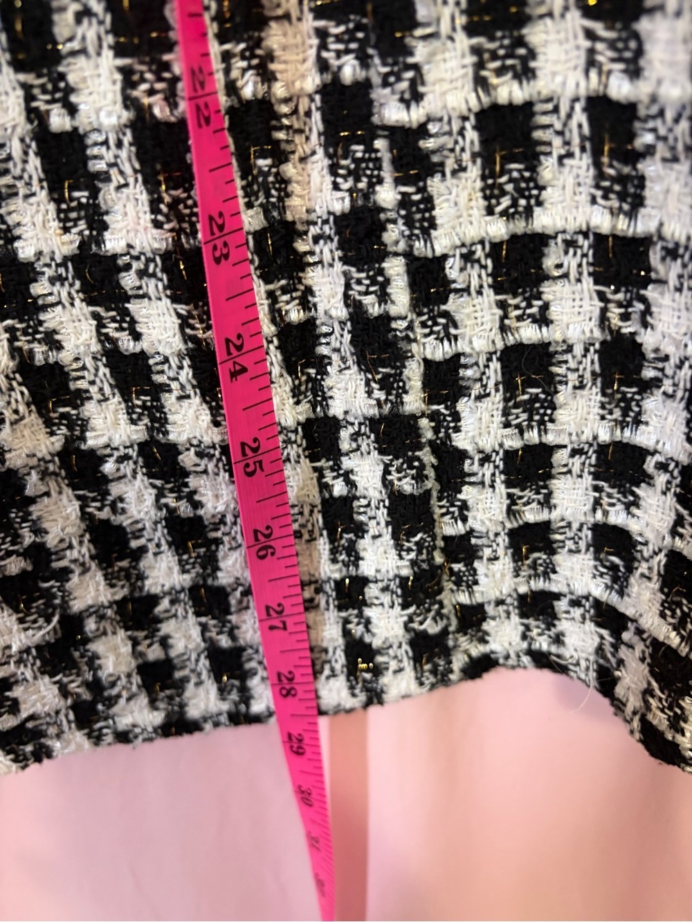 Rare Editions Black & White Tweed Dress size 10 - Picture 4 of 4